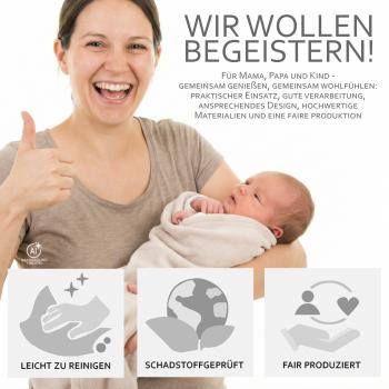 BAMBINIWELT Fußabdeckung für Babyschale Maxi-Cosi CabrioFix Wolle